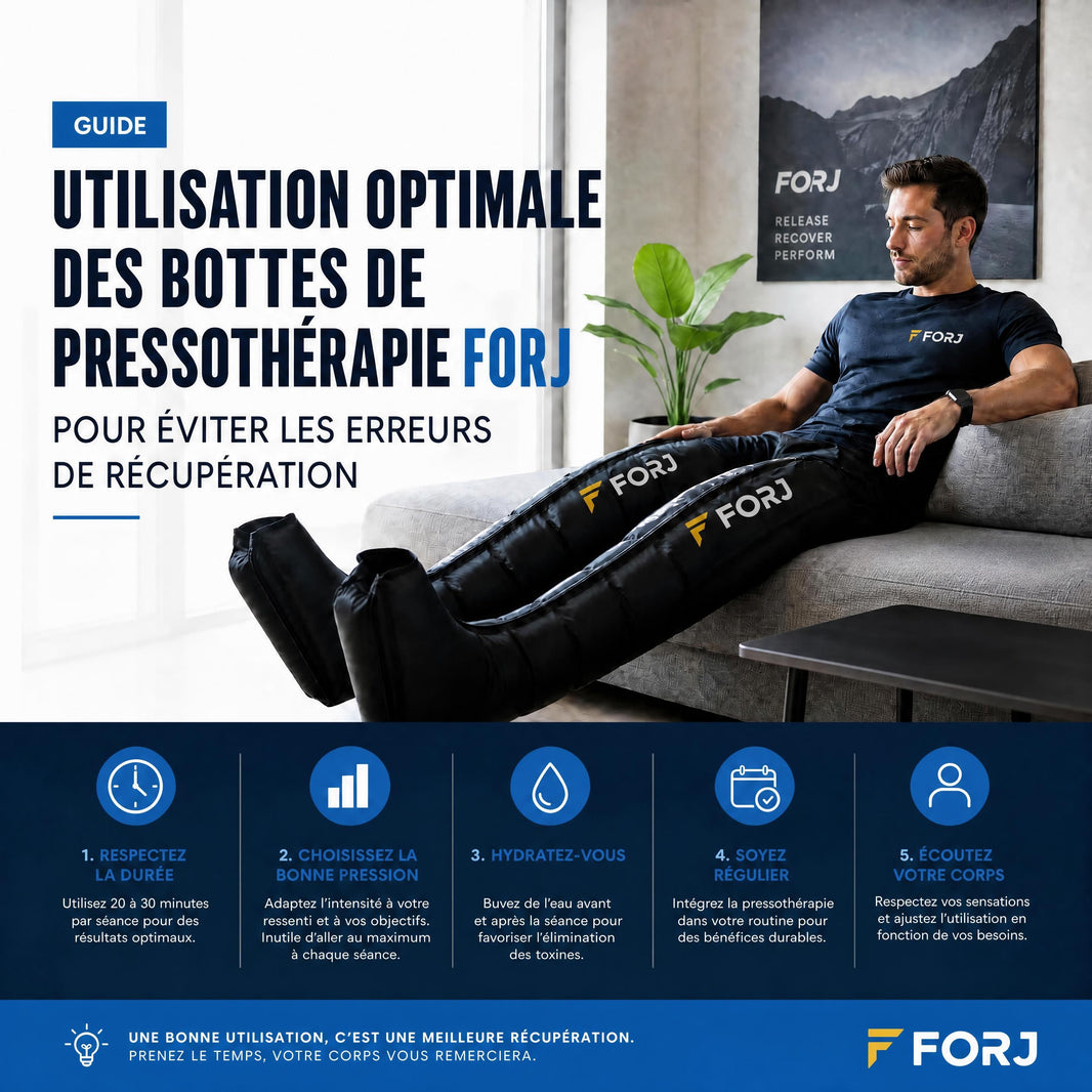 Bottes de compression et cryothérapie : 5 erreurs fréquentes qui sabotent votre récupération musculaire