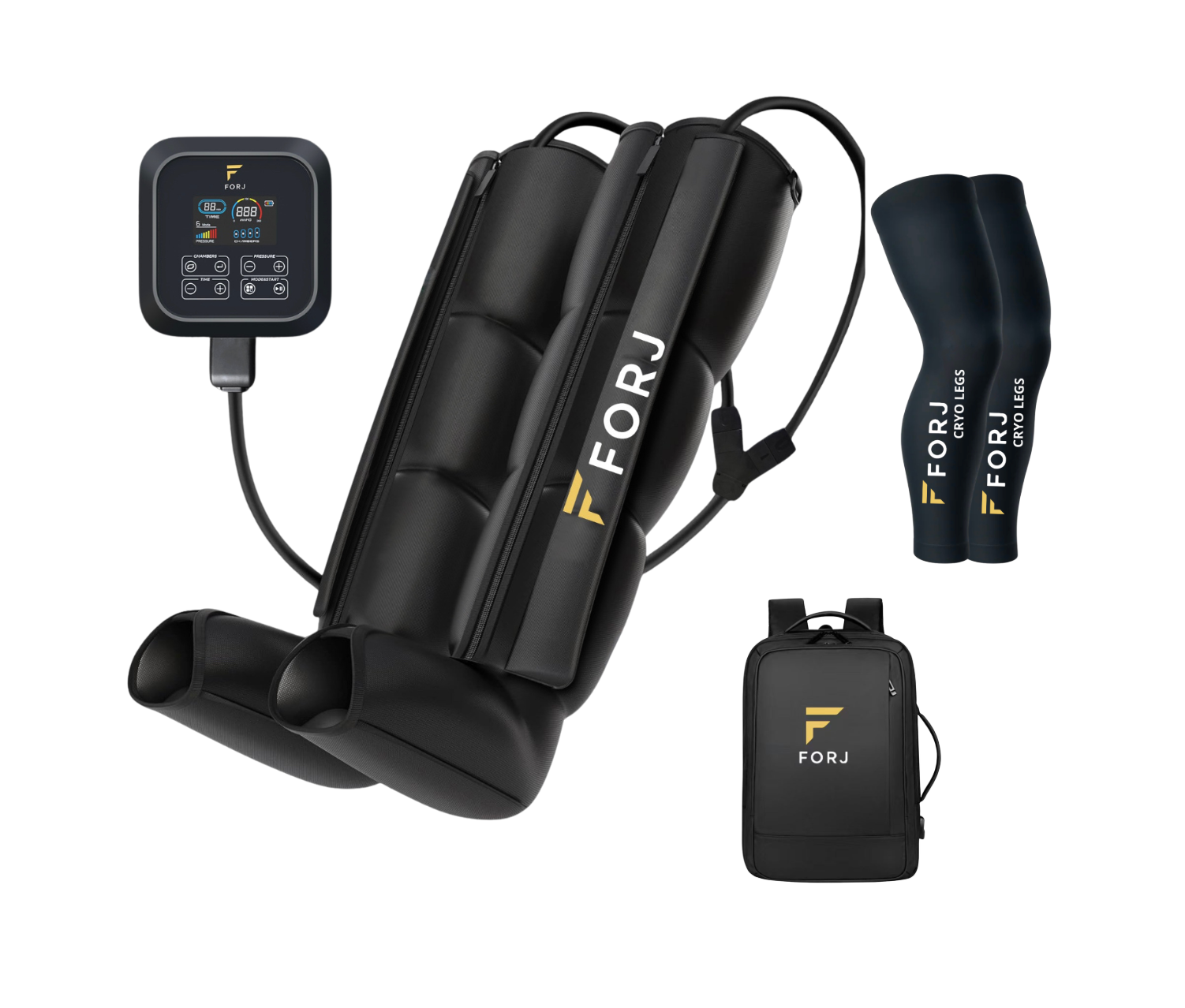 Pack pressothérapie FORJ 4+ / chaussettes de cryothérapie