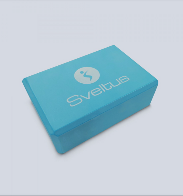Yoga brick mousse bleu