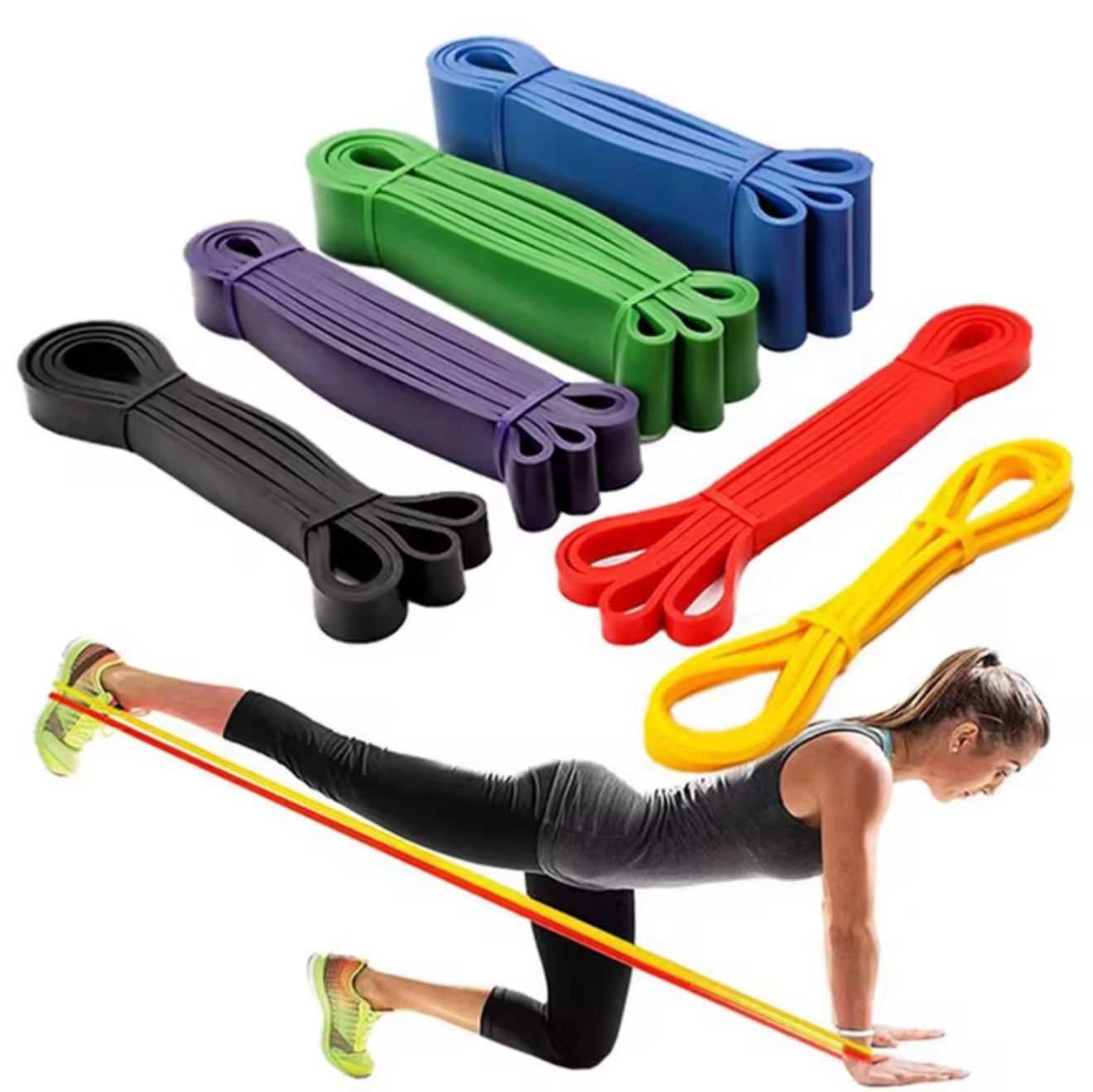 Lot De 8 Bandeaux De Sport Antidérapants - Élastique (40-70 Cm) Avec Silicone - Pour Homme Et Femme - Running, Yoga, Football - 2